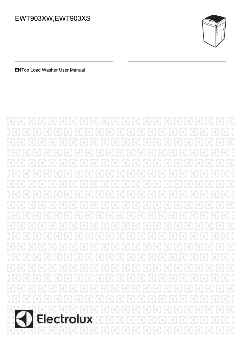 Page 1 de la notice Manuel utilisateur Electrolux EWT903XS