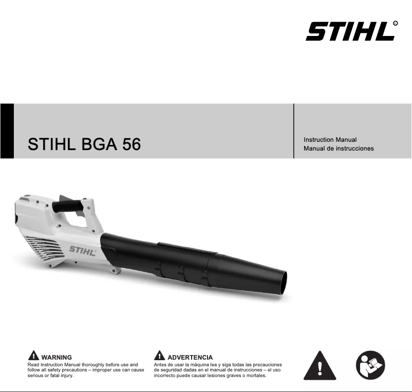 Page n°1 - Manuel utilisateur Stihl BGA 56