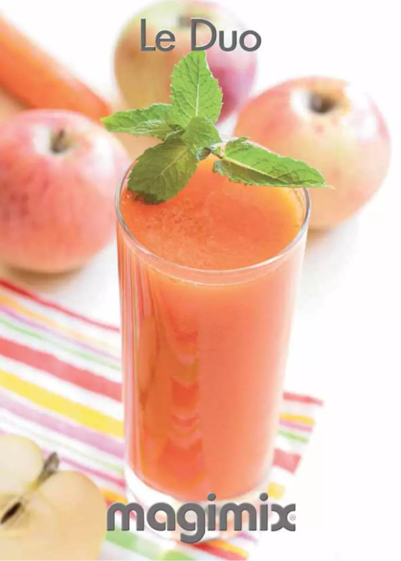 Page 1 de la notice Manuel utilisateur Magimix Le Duo