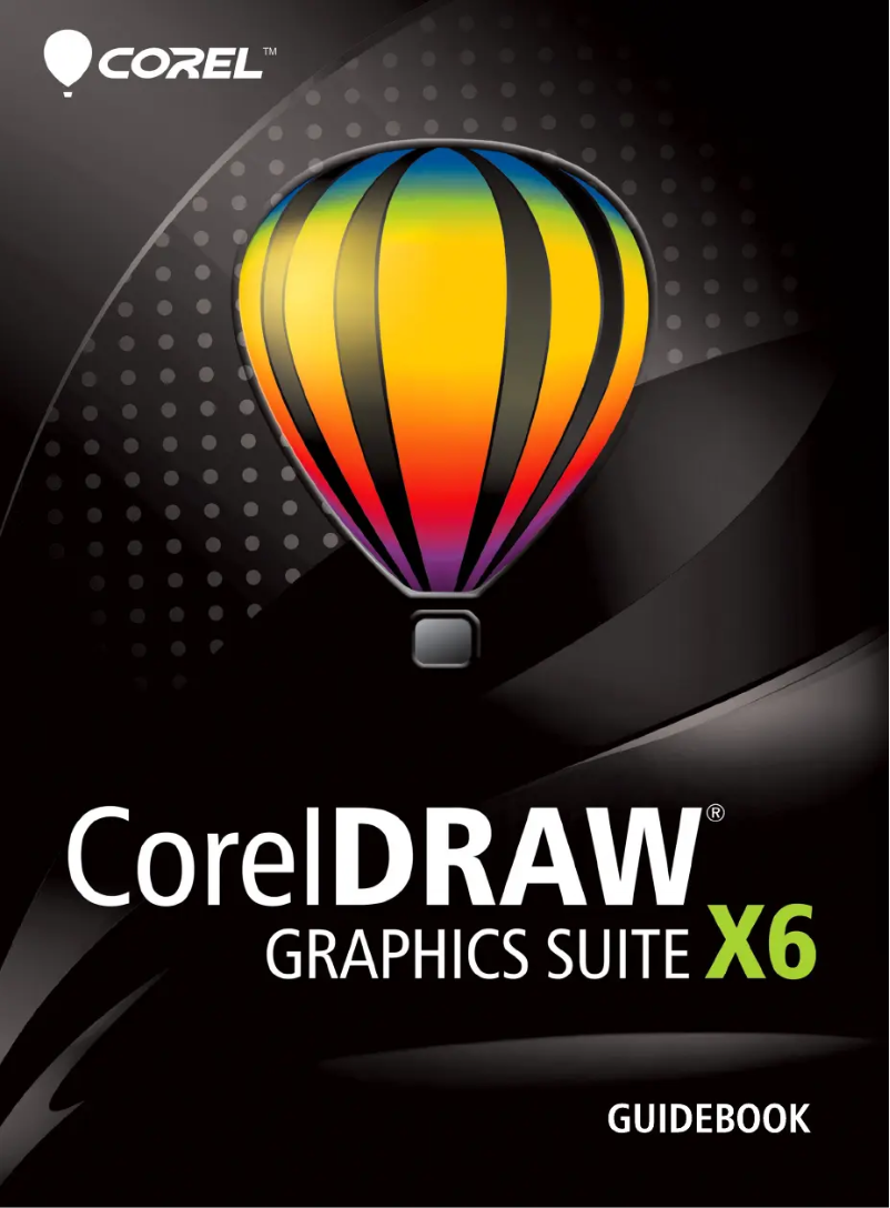 Imagen de la primera página del manual del dispositivo Draw Graphics Suite X6