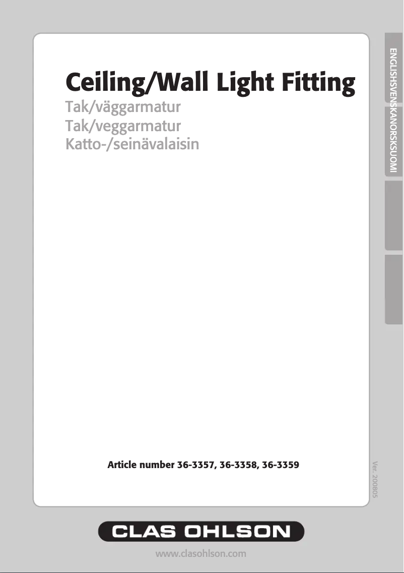 Page n°1 - Manuel utilisateur Cotech Top 9136