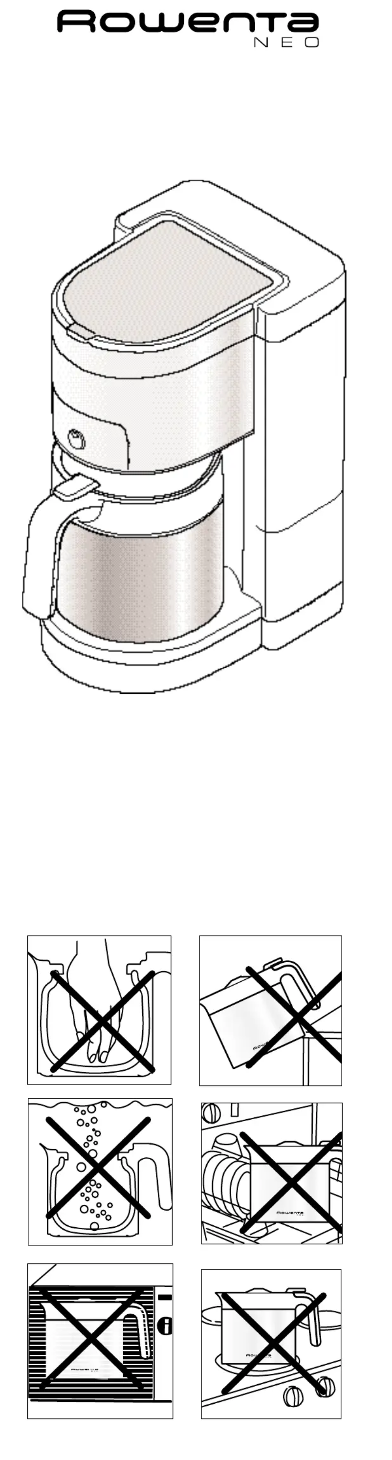 Page n°1 - Manuel utilisateur Rowenta CG3508 Neo