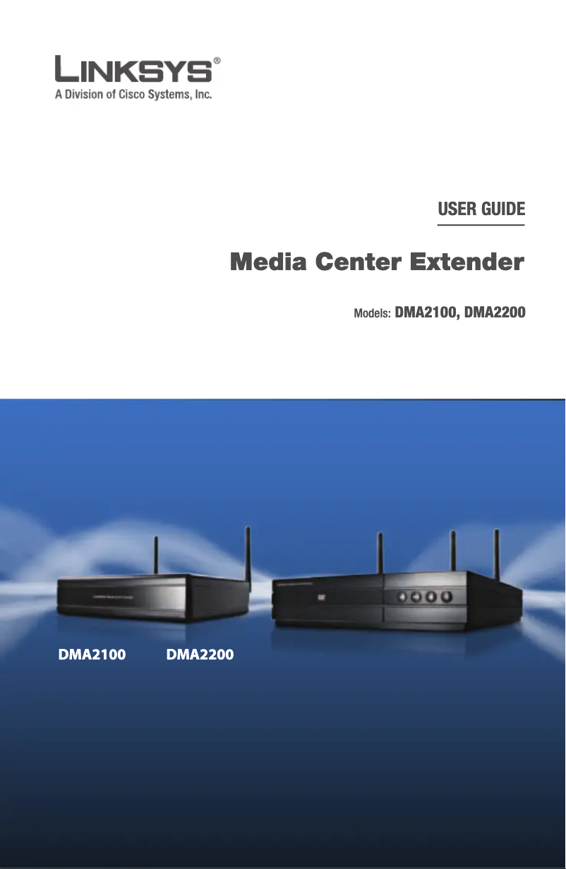 Page n°1 - Manuel utilisateur Linksys DMA2100