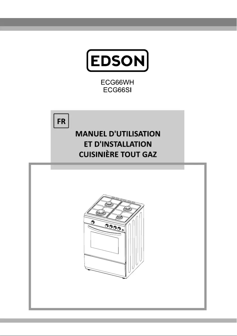 Page 1 de la notice Manuel utilisateur Edson ECG66SI