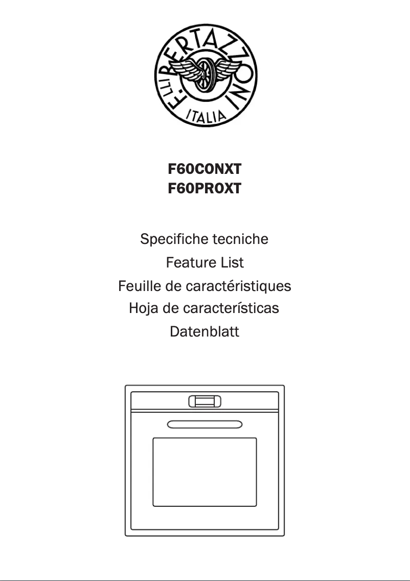 Image de la première page du manuel de l'appareil F60 CON XT/12