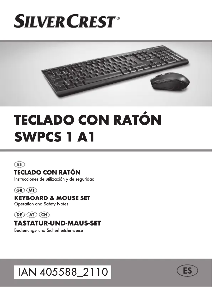 Page 1 de la notice Manuel utilisateur SilverCrest SWPCS 1 A1