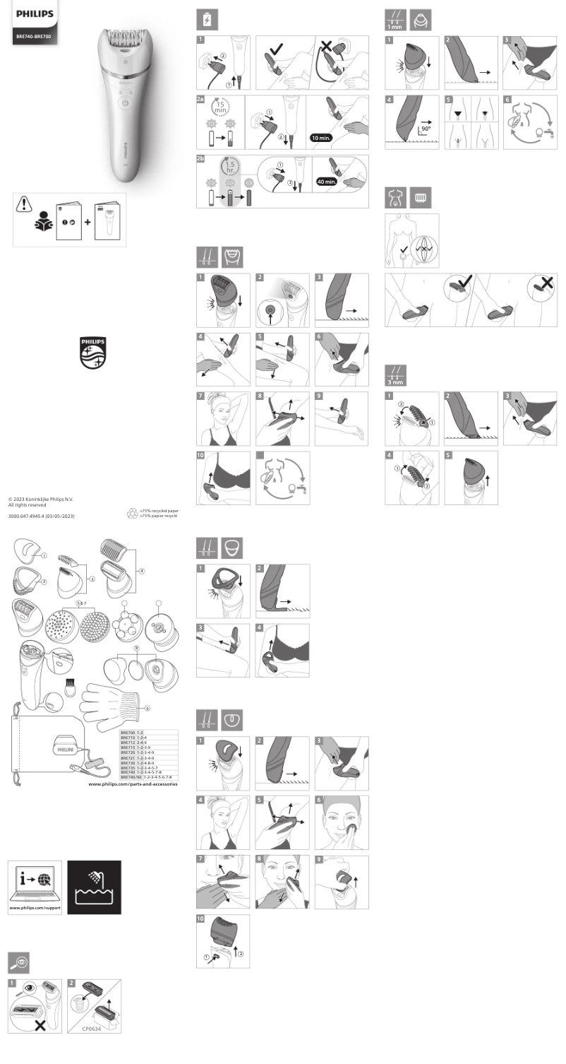 Image de la première page du manuel de l'appareil Series 8000 BRE712