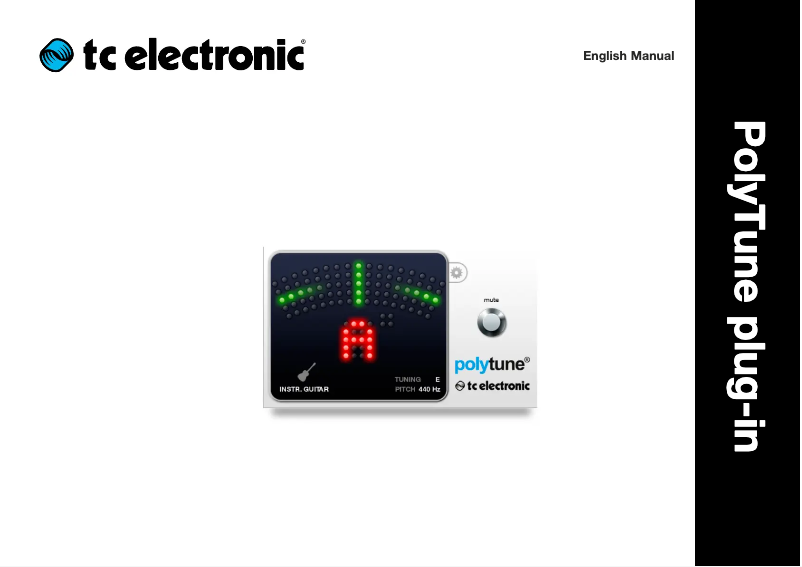 Image de la première page du manuel de l'appareil PolyTune Plug-In