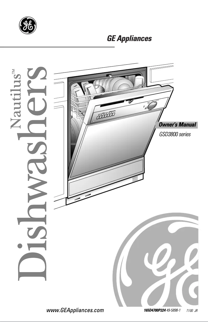 Image de la première page du manuel de l'appareil GSD3825FBB