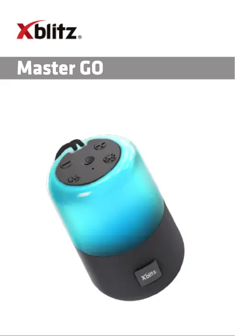 Image de la première page du manuel de l'appareil Master Go