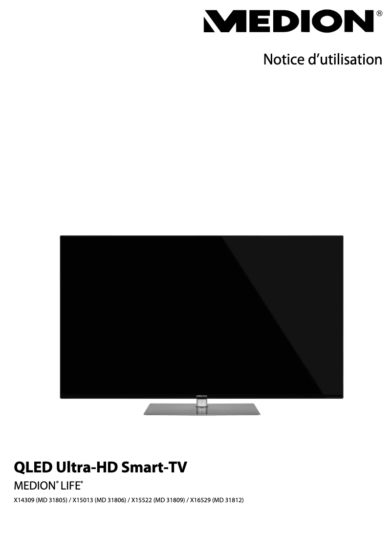 Page 1 de la notice Manuel utilisateur Medion LIFE X16529 (MD 31812)
