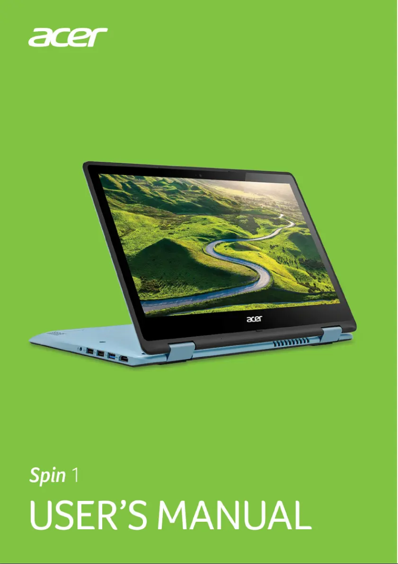 Page n°1 - Manuel utilisateur Acer Spin SP113-31