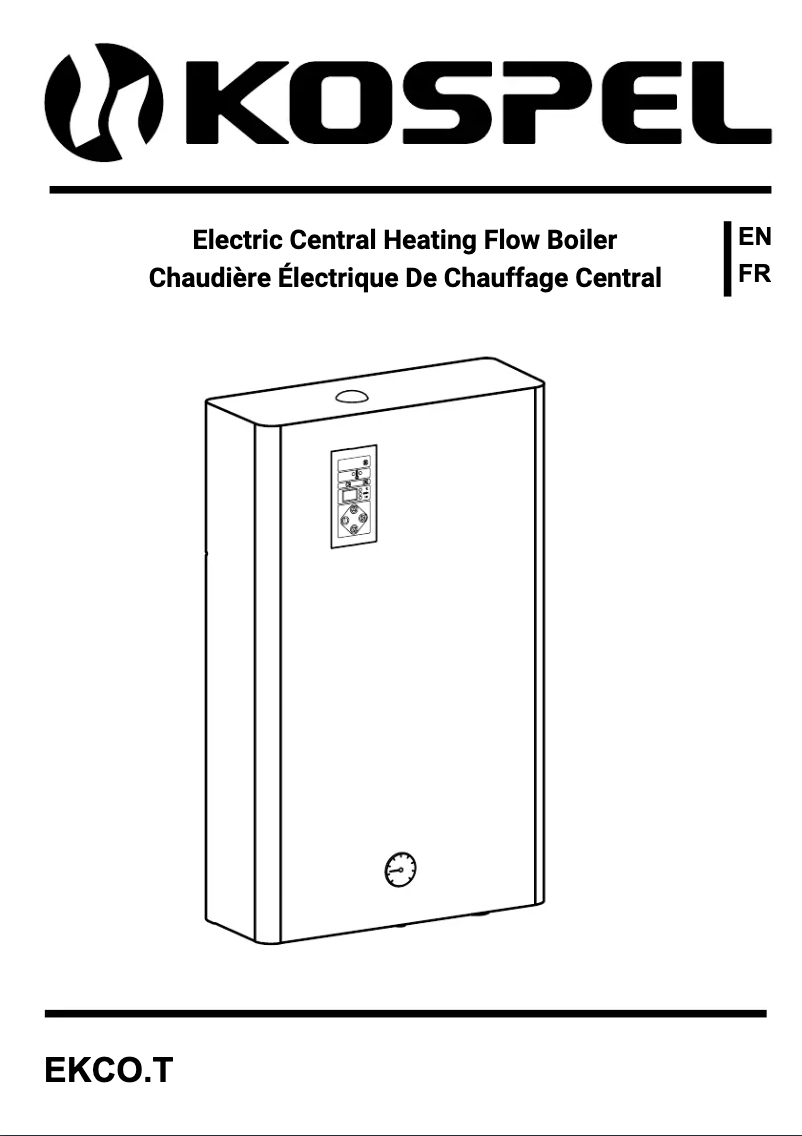 Page 1 de la notice Manuel utilisateur Kospel EKCO.T-30