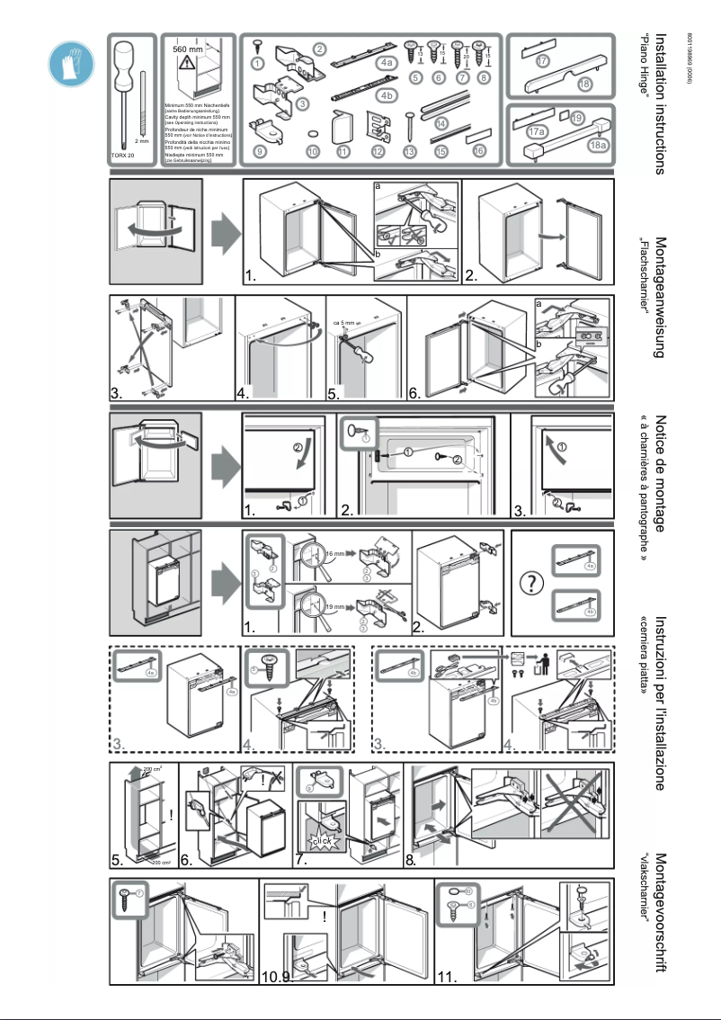 Page 1 de la notice Instructions / montage Constructa CK644EF0