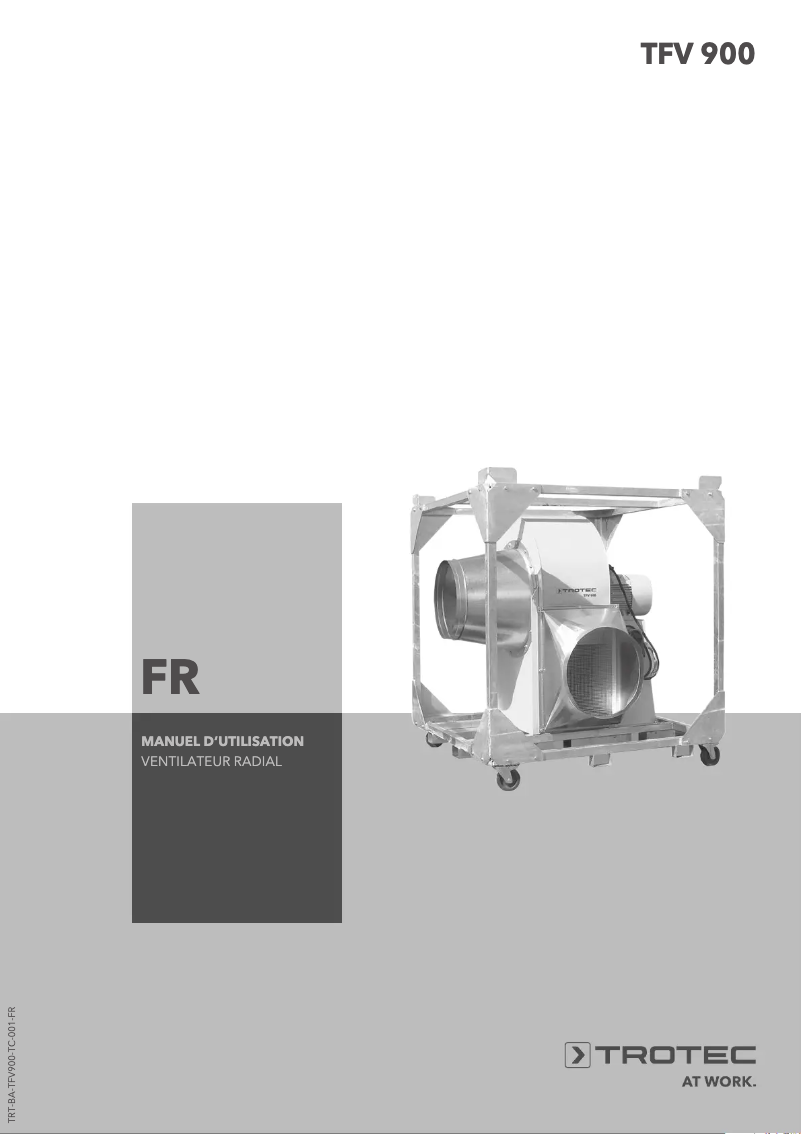 Image de la première page du manuel de l'appareil TFV 900