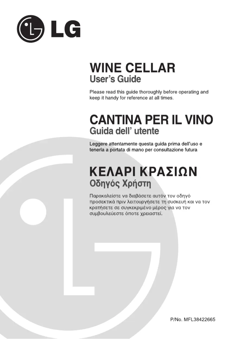 Image de la première page du manuel de l'appareil GC-W141FTH