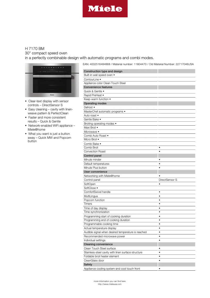 Image de la première page du manuel de l'appareil H 7170 BM