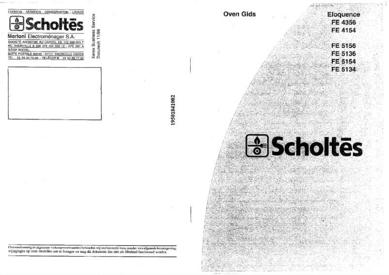 Image de la première page du manuel de l'appareil FE 5136