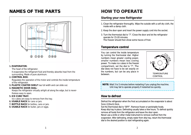 Página 1 del manual Manual de usuario Daewoo FR061A