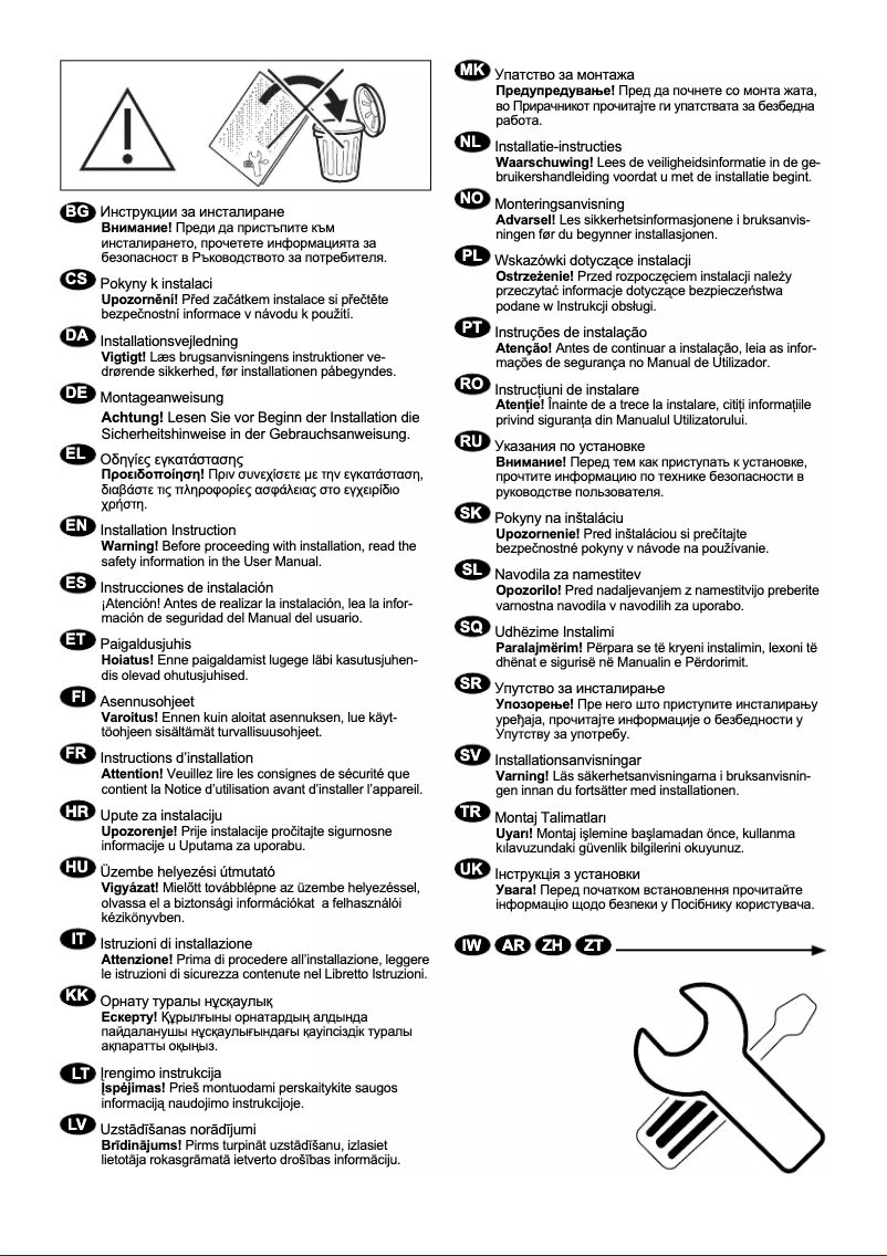 Page n°1 - Manuel utilisateur AEG L6FB84GW