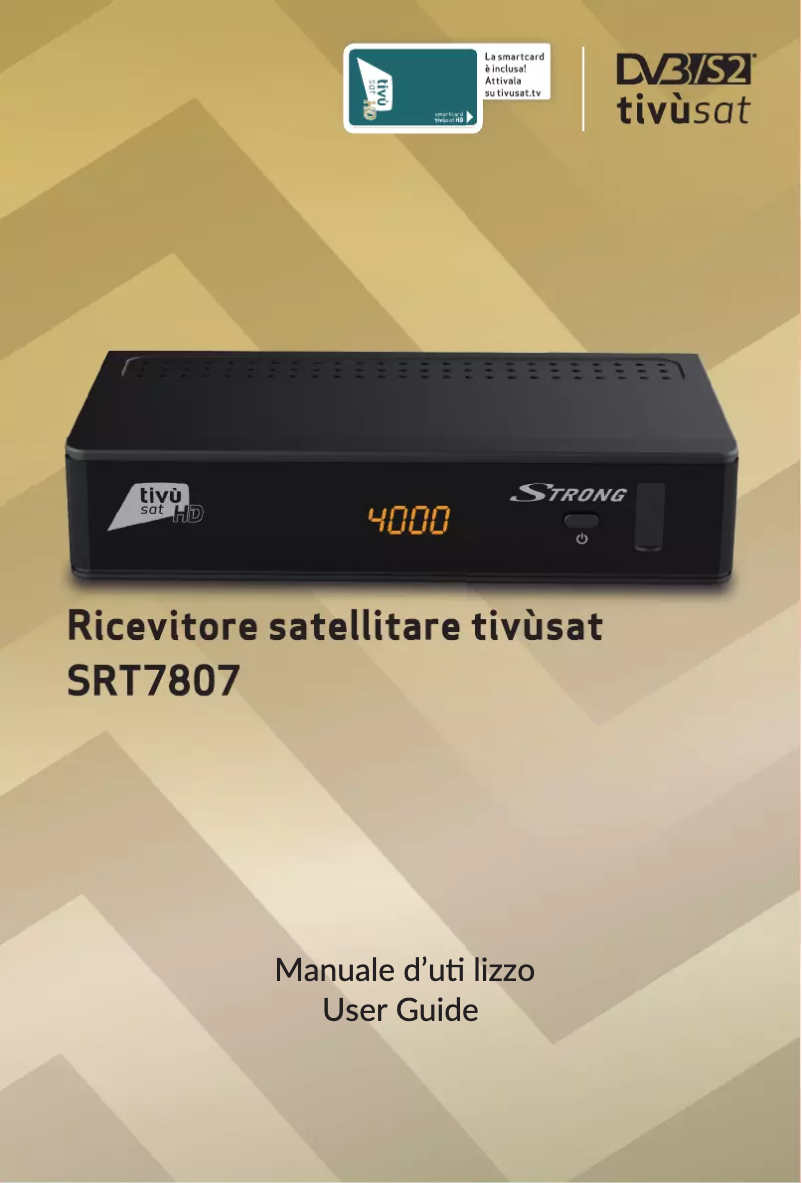 Page 1 de la notice Manuel utilisateur Strong SRT 7807