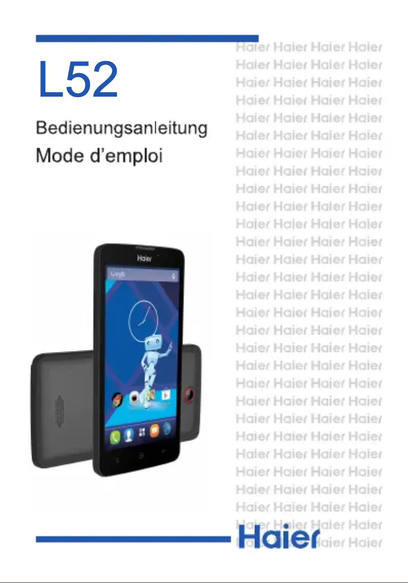 Page n°1 - Manuel utilisateur Haier L52