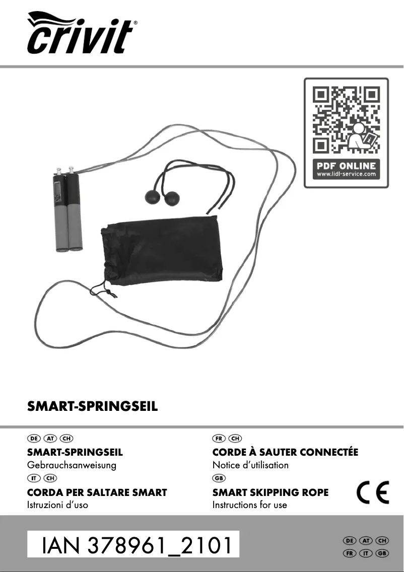 Page n°1 - Manuel utilisateur Crivit IAN 378961