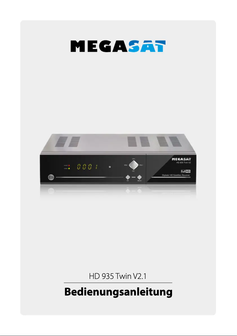 Image de la première page du manuel de l'appareil HD 935 Twin V2