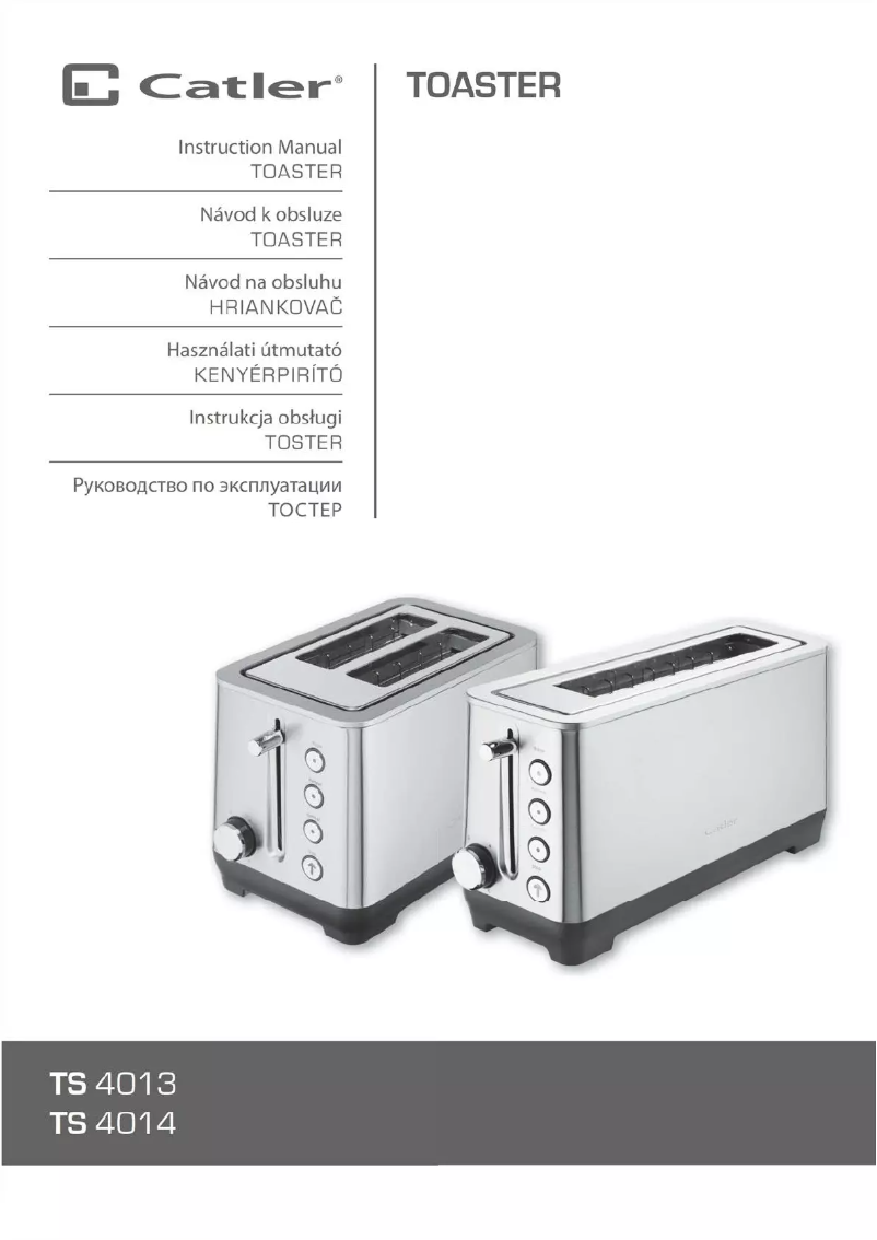 Image de la première page du manuel de l'appareil TS 4014