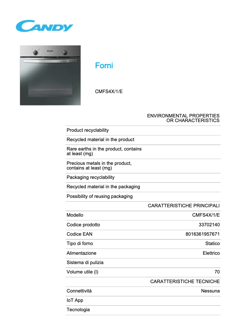 Image de la première page du manuel de l'appareil CMFS4X/1/E