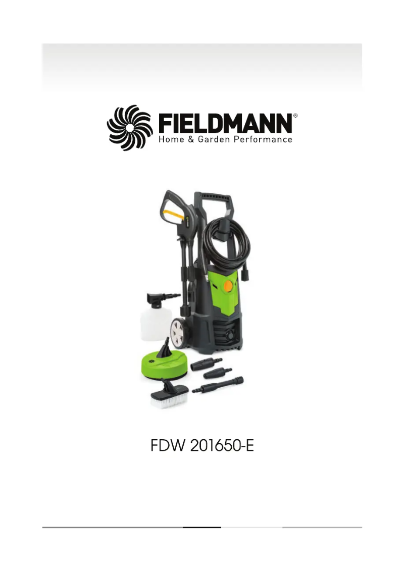 Page n°1 - Manuel utilisateur Fieldmann FDW 201650-E