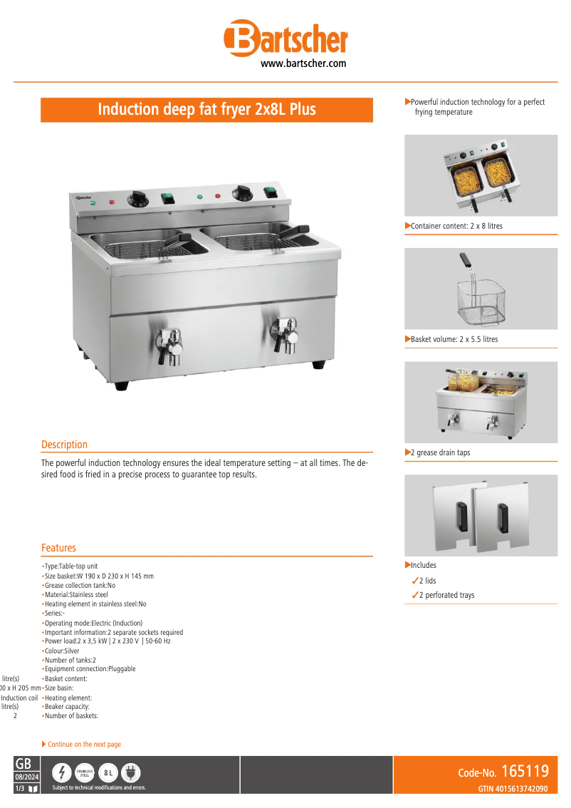 Image de la première page du manuel de l'appareil 165119