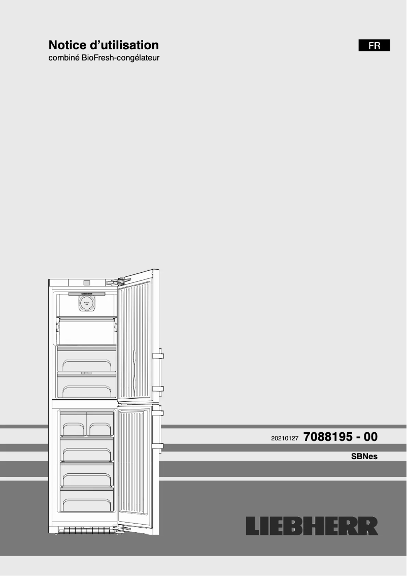 Page 1 de la notice Manuel utilisateur Liebherr SBNes 4285 Premium