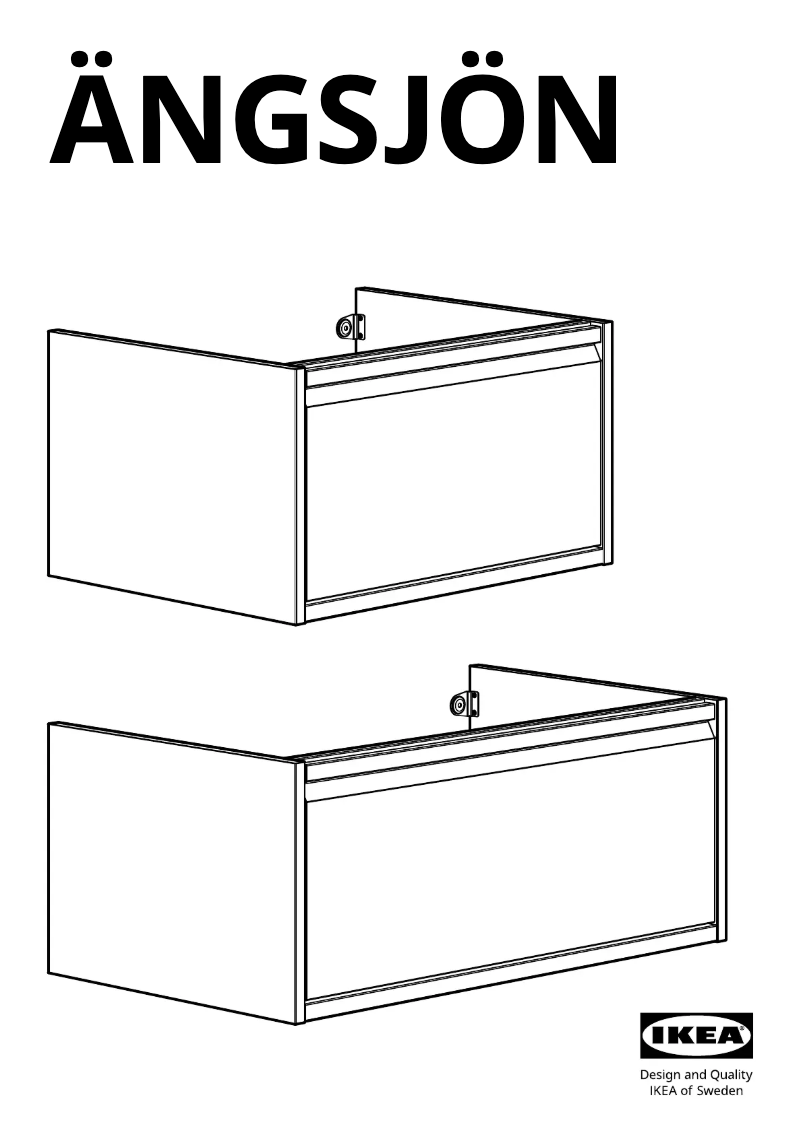 Image de la première page du manuel de l'appareil ÄNGSJÖN 205.353.84