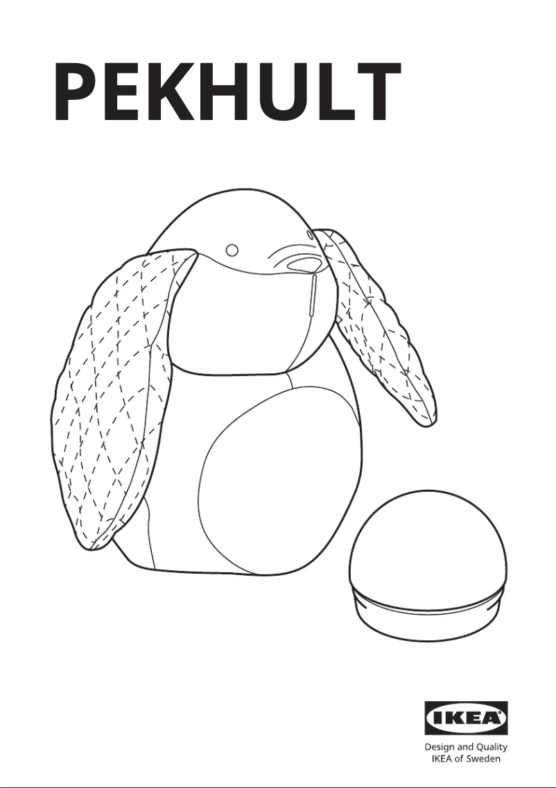 Image de la première page du manuel de l'appareil PEKHULT 504.700.03