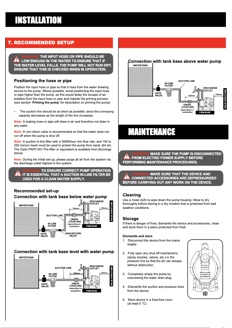 Page 1 de la notice Manuel utilisateur Ozito CPP-802
