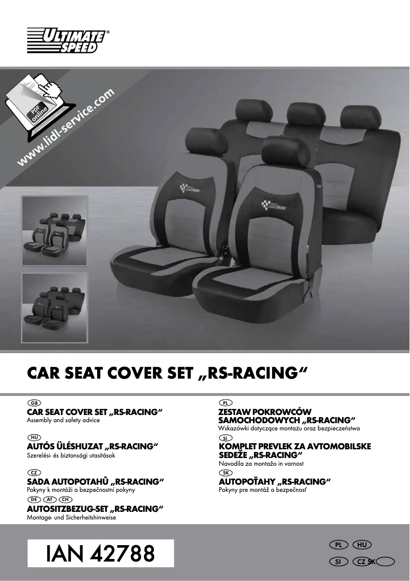 Página 1 del manual Manual de usuario Ultimate Speed IAN 42788