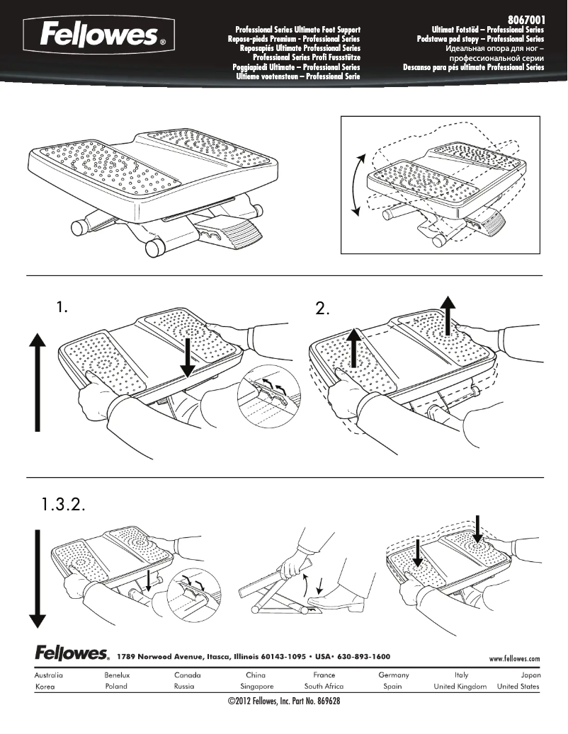Page n°1 - Manuel utilisateur Fellowes 8067001