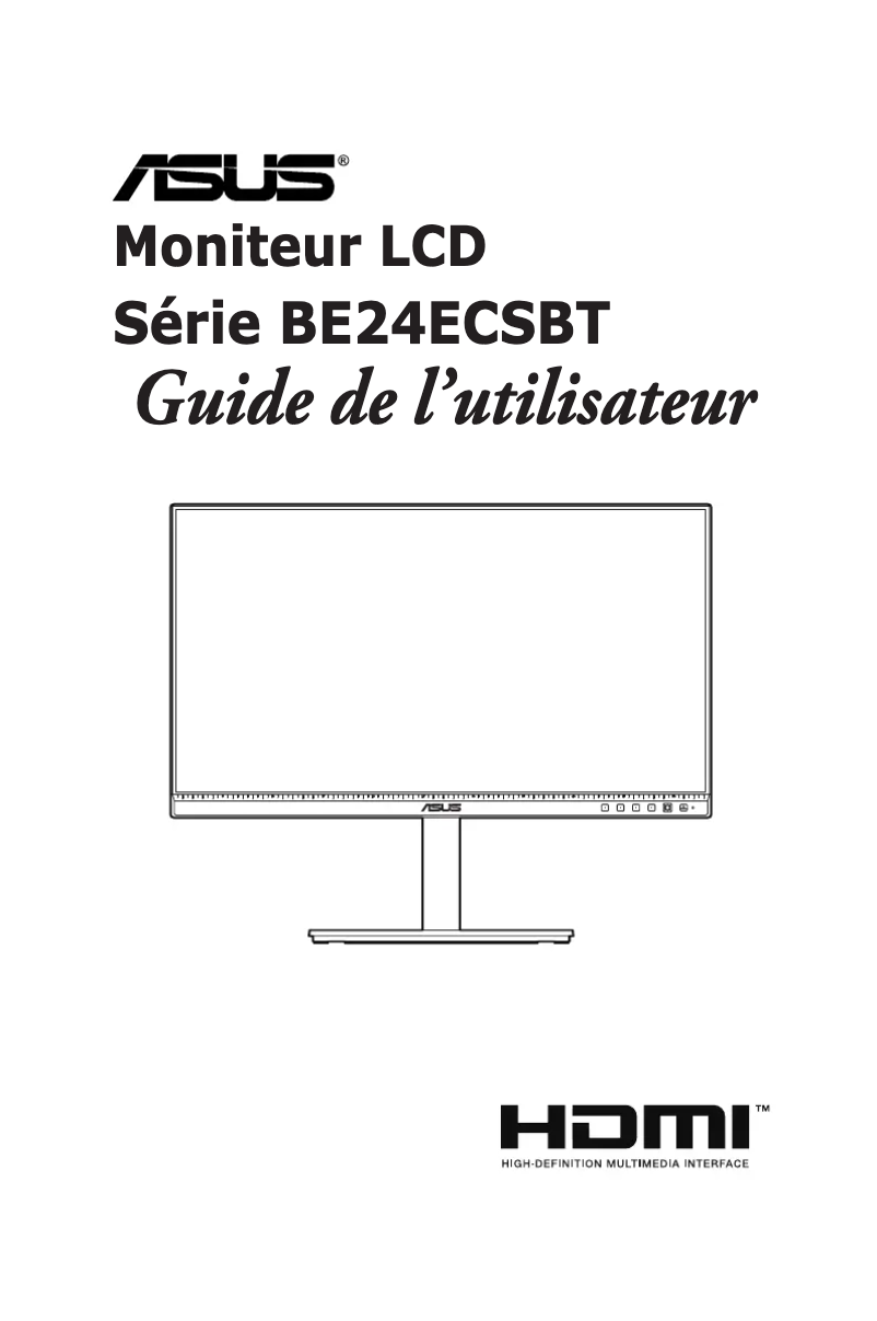 Image de la première page du manuel de l'appareil BE24ECSBT