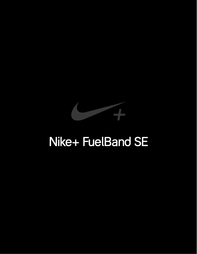 Page 1 de la notice Manuel utilisateur Nike FuelBand SE