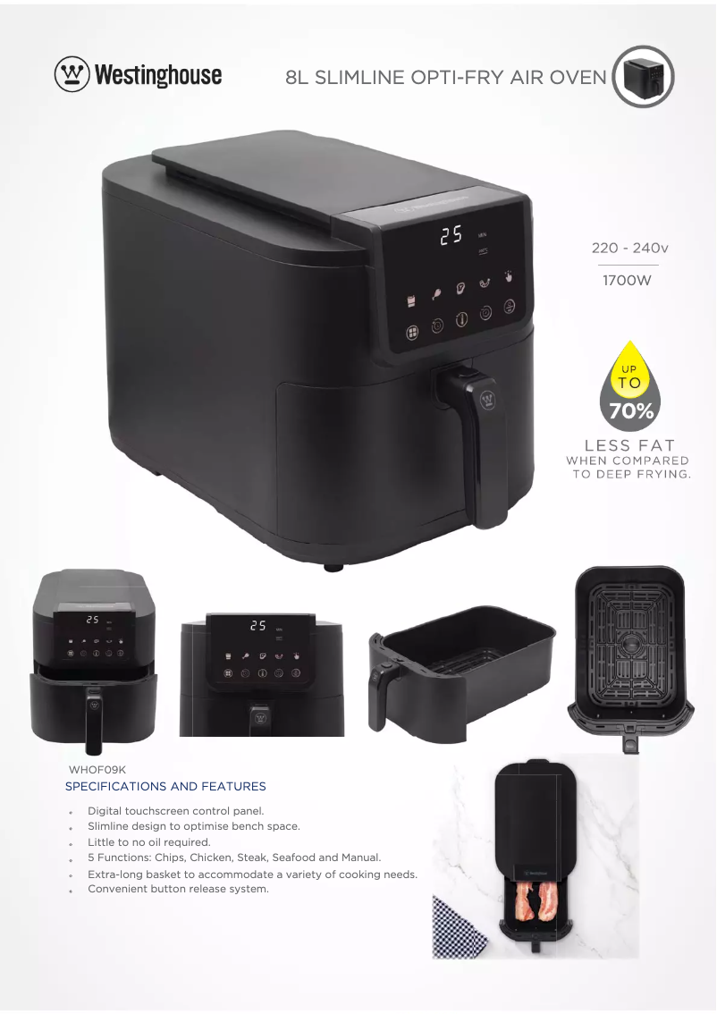 Image de la première page du manuel de l'appareil WHOF09K