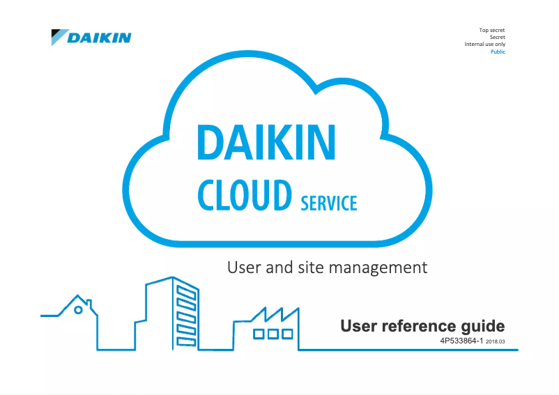 Page 1 de la notice Manuel utilisateur Daikin DCC601A51