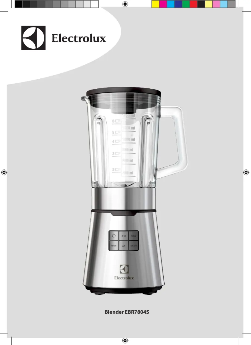 Page 1 de la notice Manuel utilisateur Electrolux EBR7804S