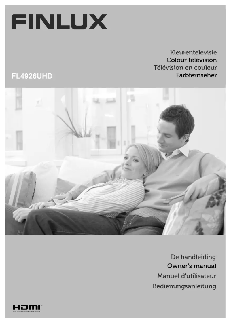 Page n°1 - Manuel utilisateur Finlux FL4926UHD