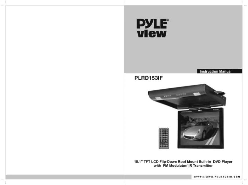 Page 1 of the manual User Manual Pyle PLRD153IF