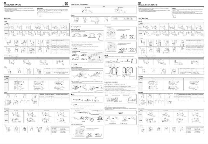 Page 1 de la notice Manuel utilisateur Samsung MXJ-YA1509MDZ
