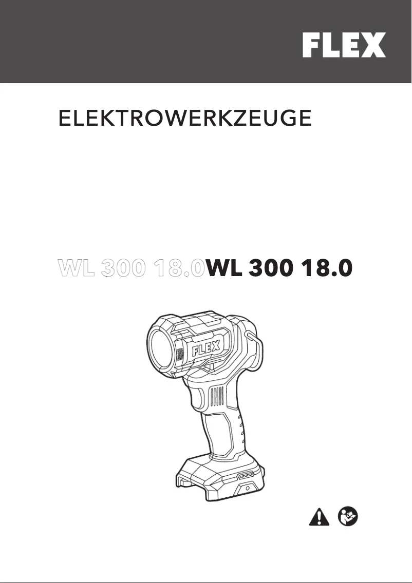 Page 1 de la notice Manuel utilisateur Flex WL 300 18.0