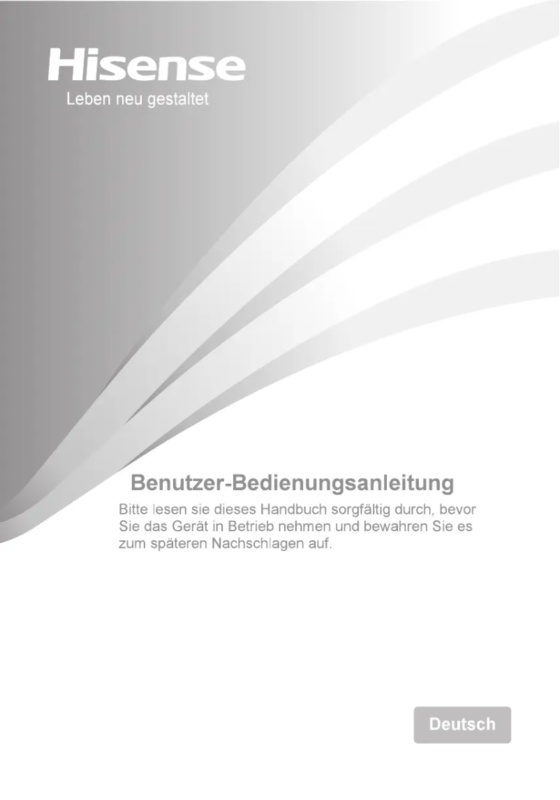 Page 1 de la notice Manuel utilisateur Hisense RB371N4ED2