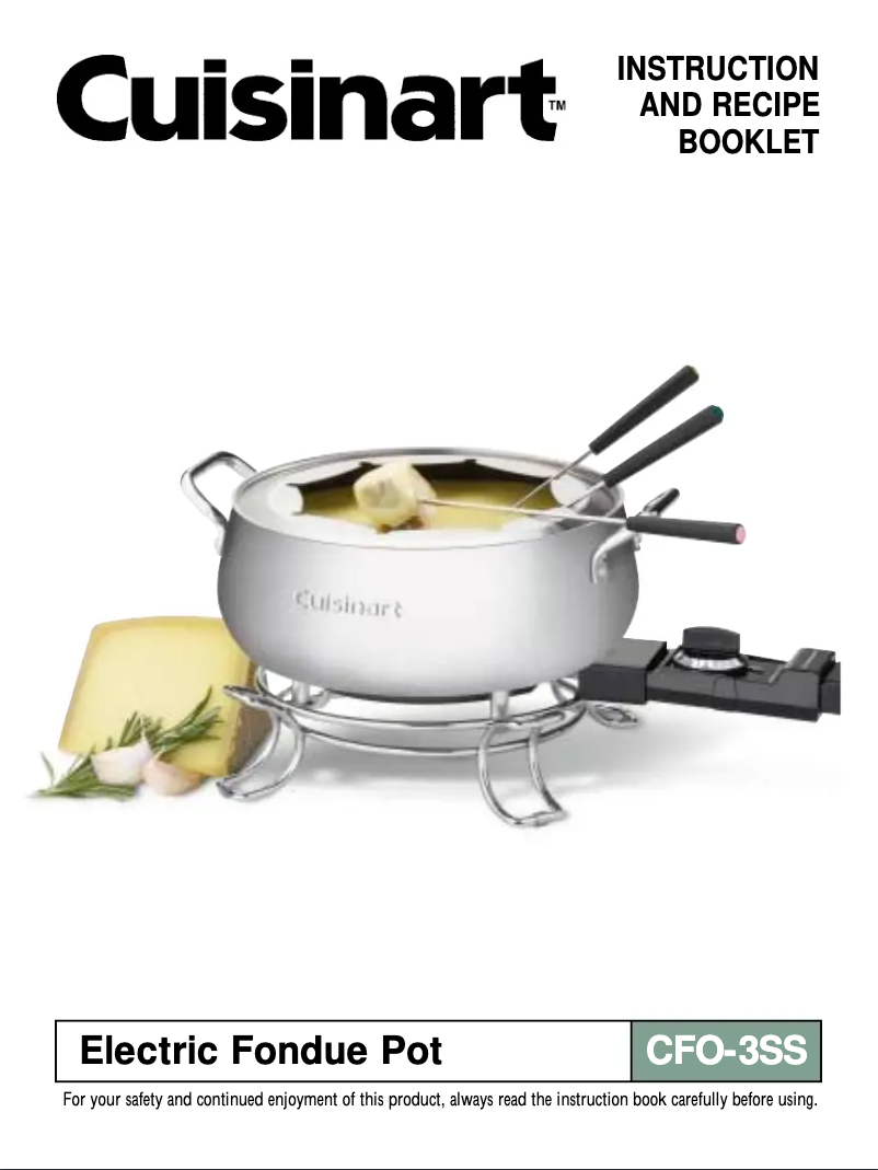 Image de la première page du manuel de l'appareil CFO3SS