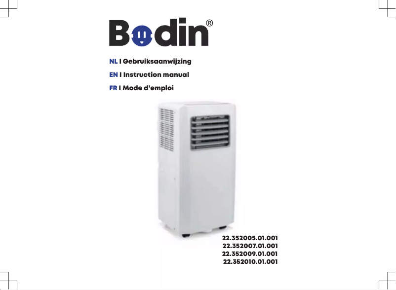 Page 1 de la notice Manuel utilisateur Bodin 22.352005